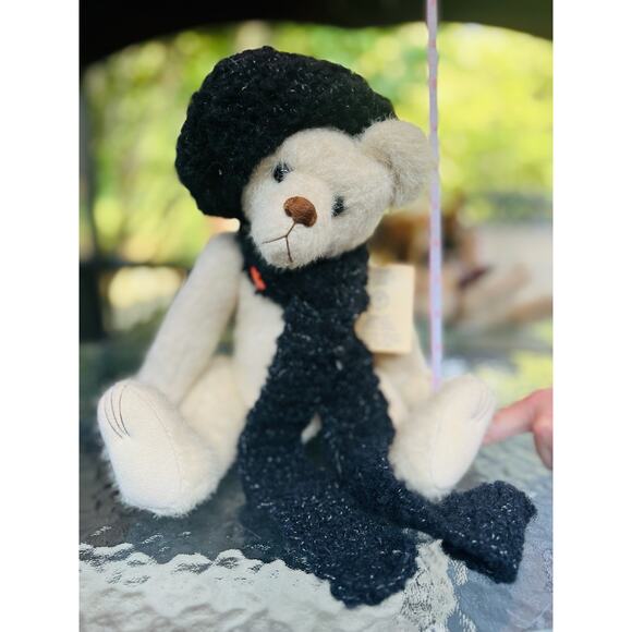 Vintage Jonathan #23 1988 Bear An Original By Christine Plush 8” Jointed Mohair - Picture 2 of 14